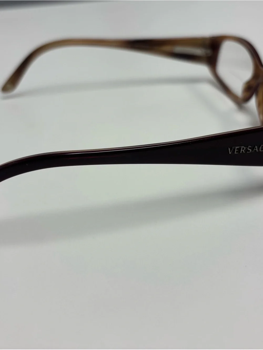 Versace Mod 3091-B Burgundy Rectangular Eyeglasses Frames